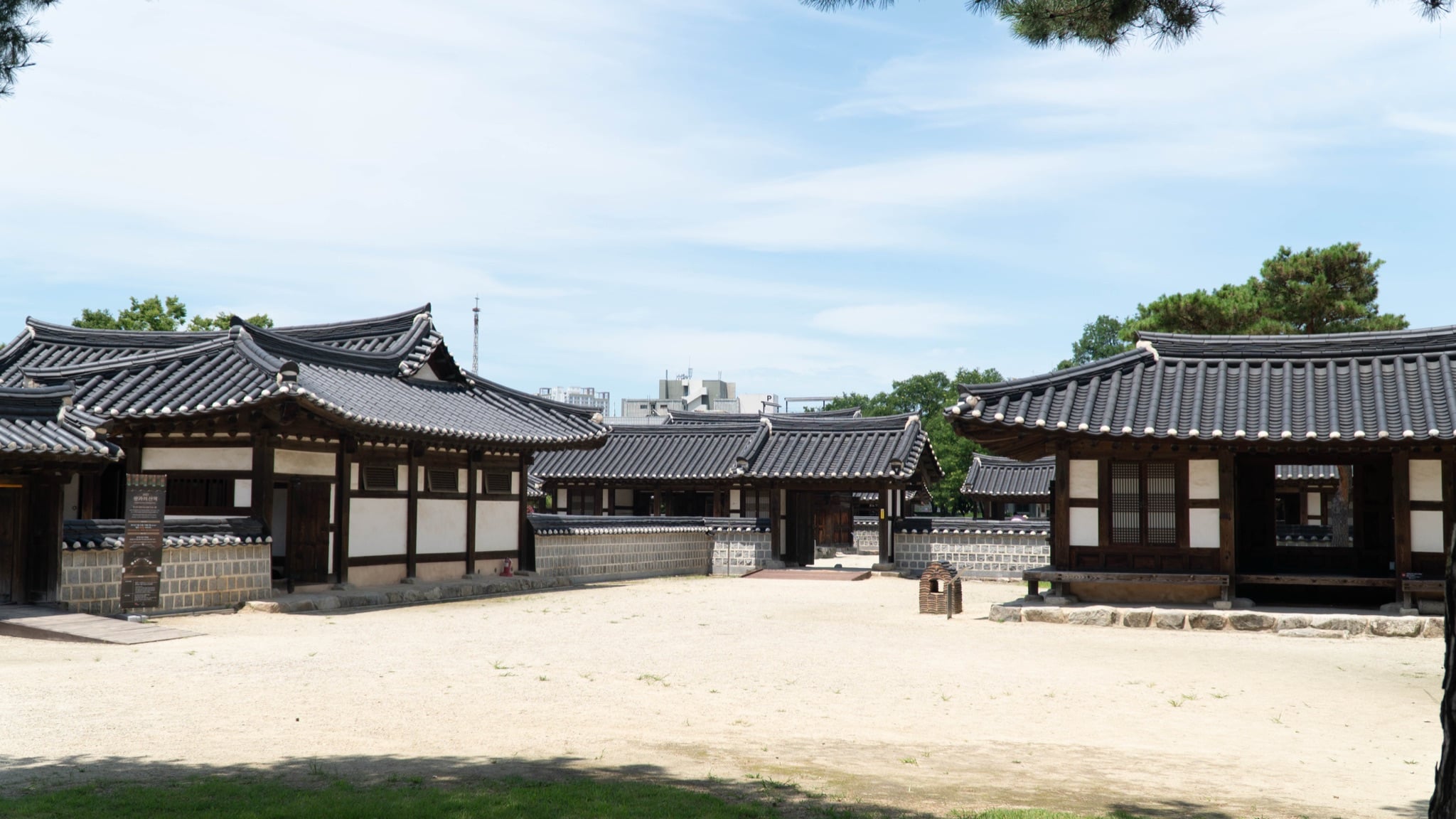 Tiled roofs of the Jeonju Hanok Village